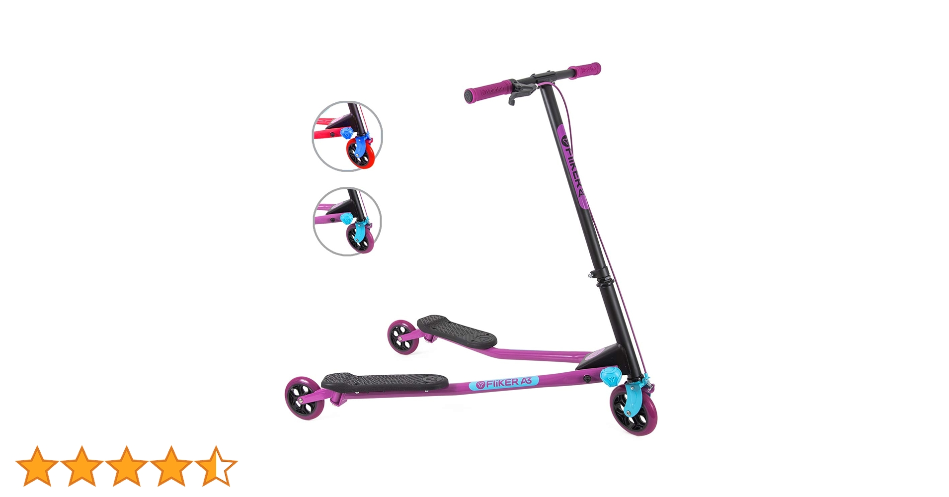 FLIKER Ｆ3 Yvolution Y Fliker Air A3 Kids Drifting Scooter | Swing